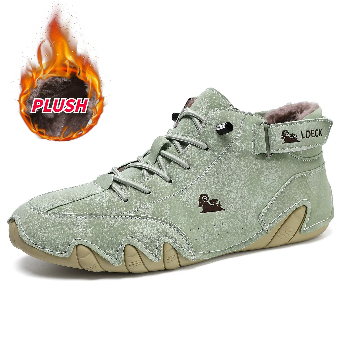 VogLdeck 3.0 – Zapatos ortopédicos de invierno forrados de piel 