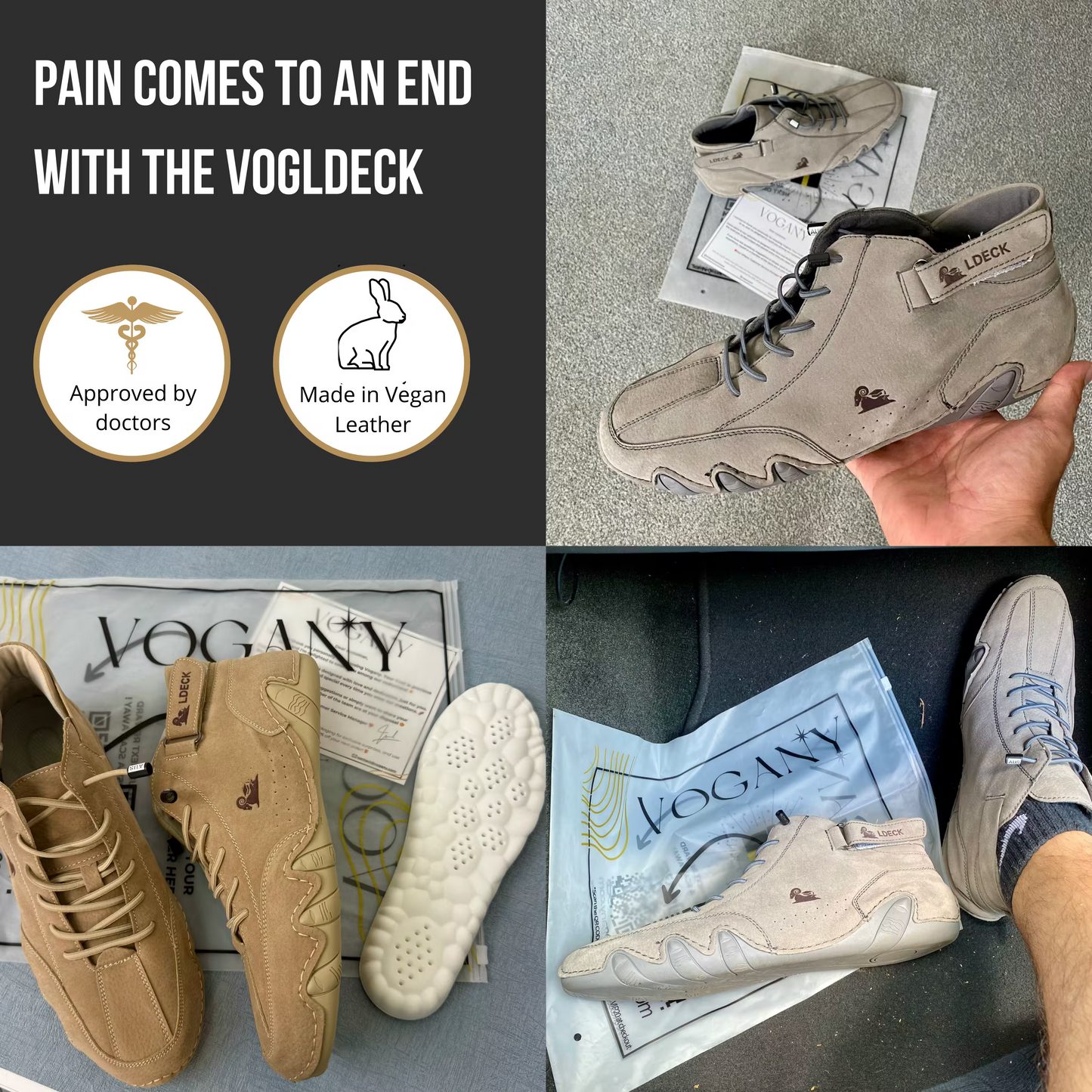 VogLDeck - Voděodolná a prodyšná ortopedická obuv