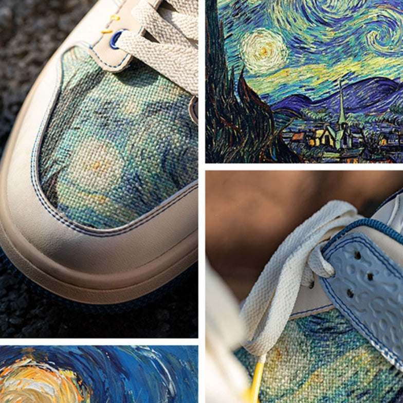 Tenisky inspirované Van Gogh Starry Night