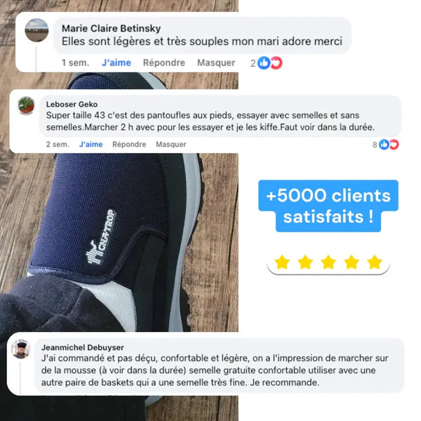 Chaussures de marche – Confort optimal toute la journée